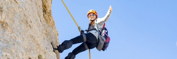 abseiling